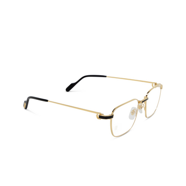 Lunettes de vue Cartier CT0518O 001 gold - Vue trois quarts