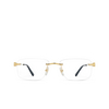 Gafas graduadas Cartier CT0521O 001 gold - Miniatura del producto 1/4