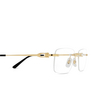 Lunettes de vue Cartier CT0521O 001 gold - Vignette du produit 3/4