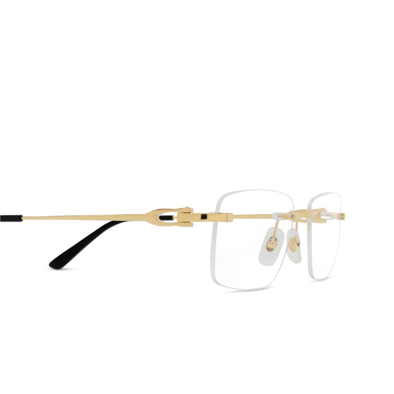 Gafas graduadas Cartier CT0521O 001 gold - 3/4