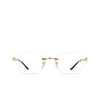 Occhiali da vista Cartier CT0522O 001 gold - anteprima prodotto 1/4