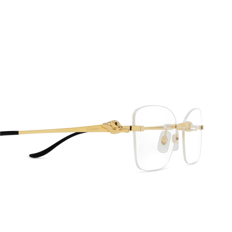 Occhiali da vista Cartier CT0522O 001 gold - 3/4