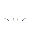 Occhiali da vista Cartier CT0522O 002 silver - anteprima prodotto 1/4