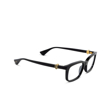 Gafas graduadas Cartier CT0525O 001 black - Vista tres cuartos