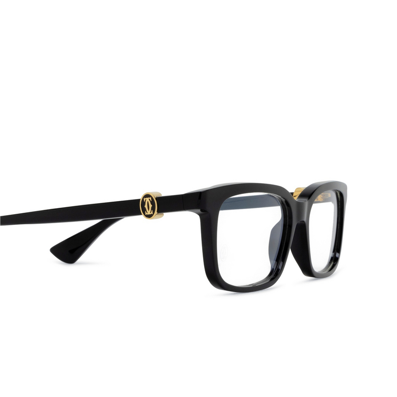 Gafas graduadas Cartier CT0525O 001 black - 3/4