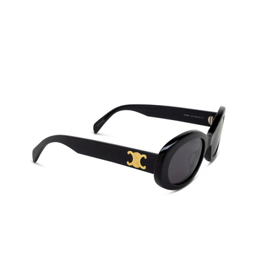 Celine TRIOMPHE Sunglasses 01A black - three-quarters view