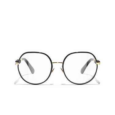 CHANEL pantos Eyeglasses C134 gold - front view