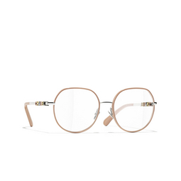 CHANEL pantos Eyeglasses C261 silver