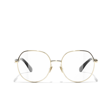 Gafas para graduar pantos CHANEL C395 gold - Vista delantera