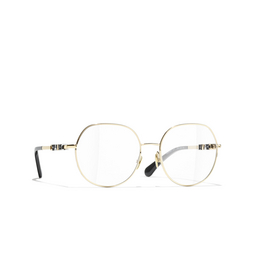 CHANEL pantos Eyeglasses C395 gold