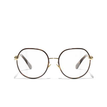 CHANEL pantos Eyeglasses C429 gold - front view