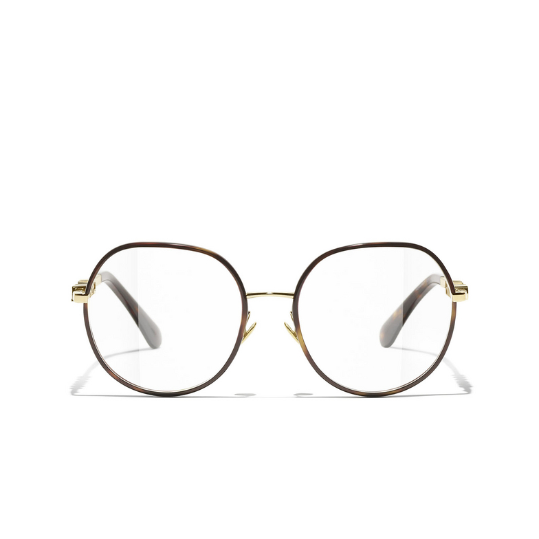 CHANEL pantos Eyeglasses C429 gold