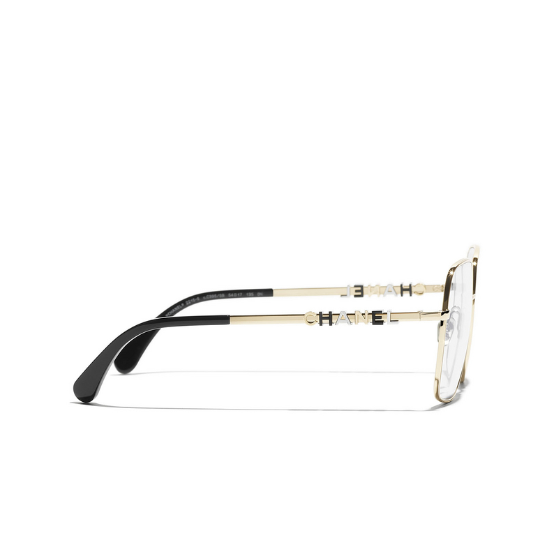 CHANEL square Eyeglasses C395 gold