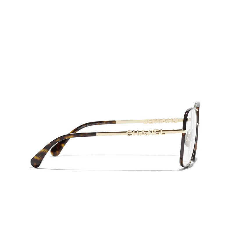 CHANEL square Eyeglasses C429 gold