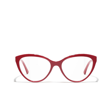 CHANEL cateye Eyeglasses 1759 red - front view