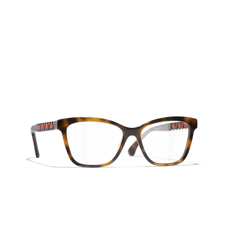 CHANEL square Eyeglasses 1761 tortoise