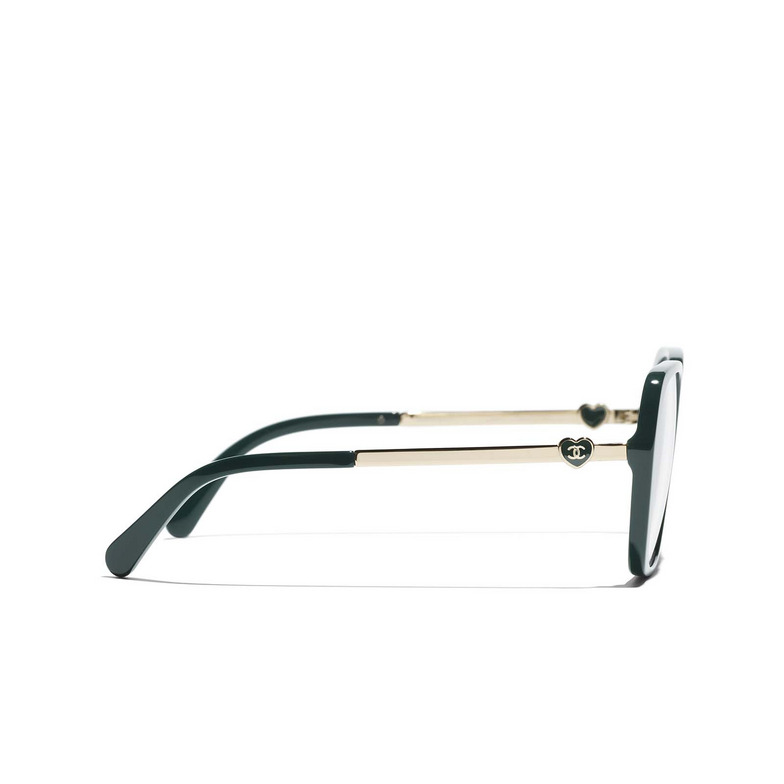 CHANEL square Eyeglasses 1459 green