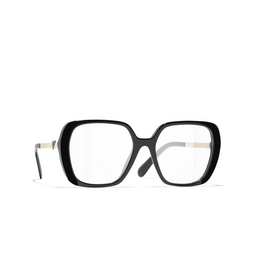 CHANEL square Eyeglasses C622 black