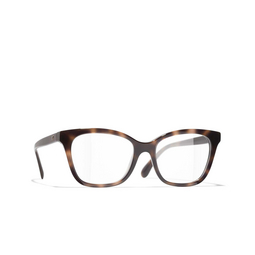 CHANEL rectangle Eyeglasses 1761 tortoise