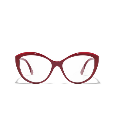 CHANEL cateye Eyeglasses 1759 red - front view