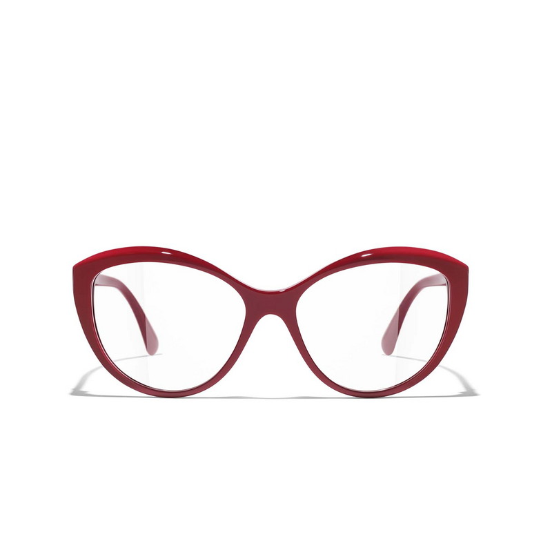 CHANEL cateye Eyeglasses 1759 red