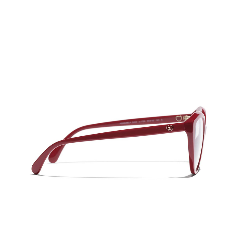 CHANEL cateye Eyeglasses 1759 red