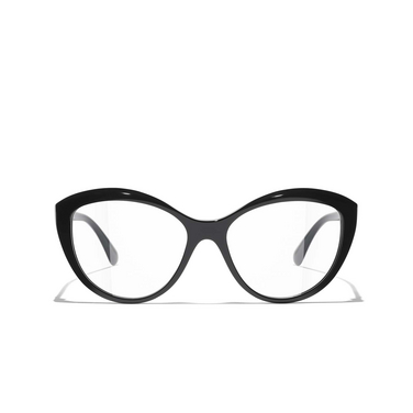 CHANEL cateye Eyeglasses C622 black - front view