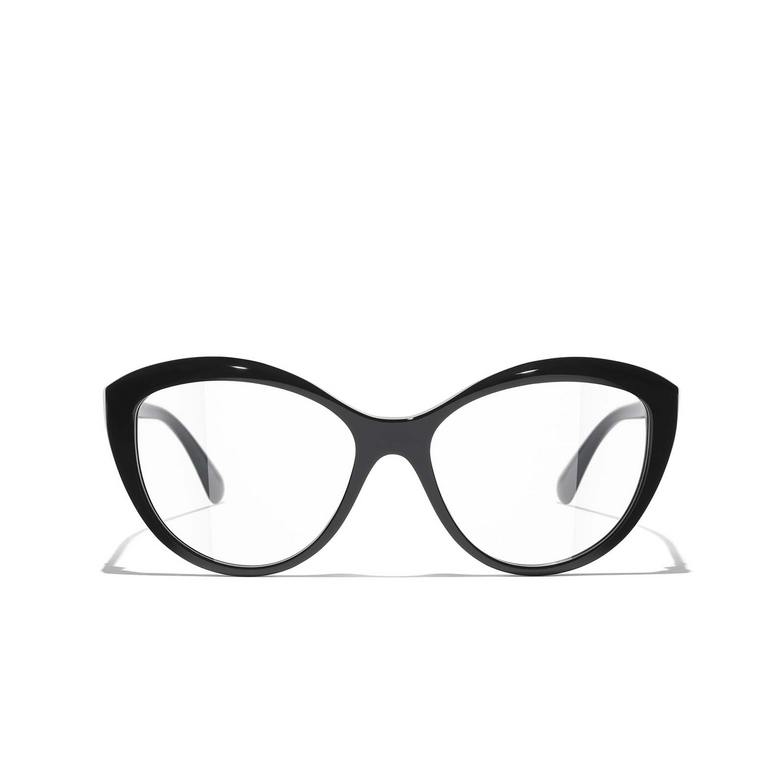 CHANEL cateye Eyeglasses C622 black