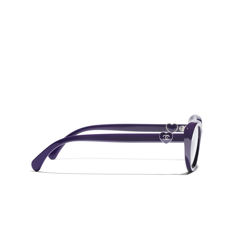 CHANEL cateye Eyeglasses 1758 purple
