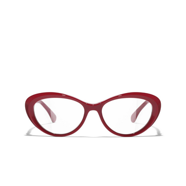 Gafas para graduar ojo de gato CHANEL 1759 red - Vista delantera