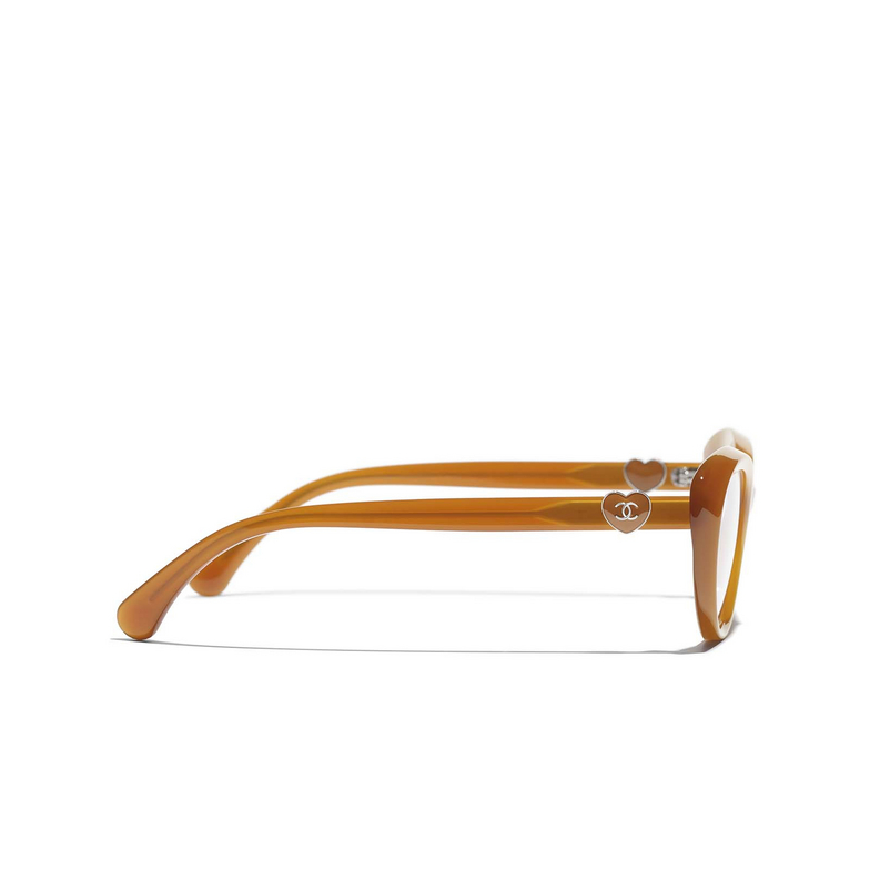 CHANEL cateye Eyeglasses 1760 light brown