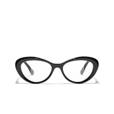 Gafas para graduar ojo de gato CHANEL C622 black - Vista delantera