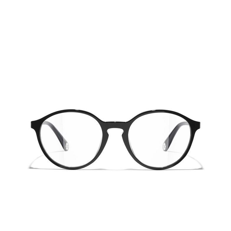 CHANEL pantos Eyeglasses C888 black