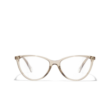CHANEL cateye Eyeglasses 1723 taupe - front view