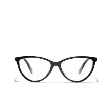 CHANEL cateye Eyeglasses C501 black - front view
