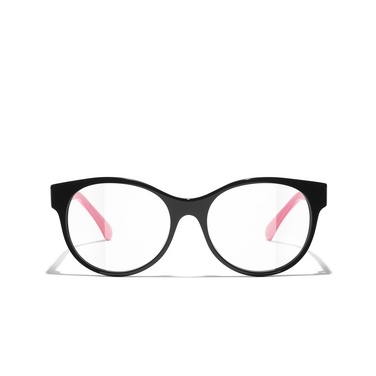 CHANEL pantos Eyeglasses C535 black - front view