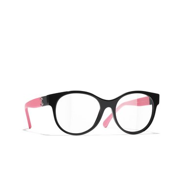 CHANEL pantos Eyeglasses C535 black
