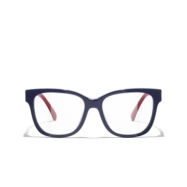 CHANEL square Eyeglasses 1768 blue - front view