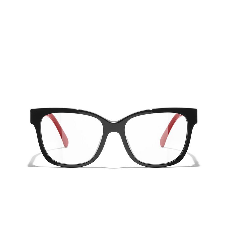 CHANEL square Eyeglasses 1771 black