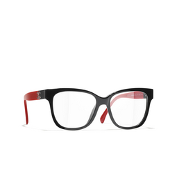 CHANEL square Eyeglasses 1771 black