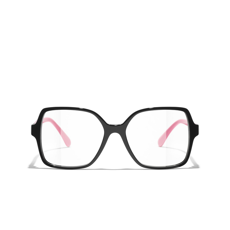 CHANEL square Eyeglasses C535 black