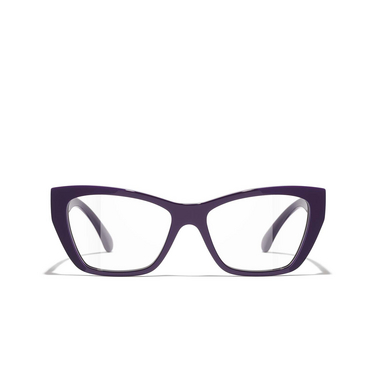 Gafas para graduar ojo de gato CHANEL 1758 purple - Vista delantera