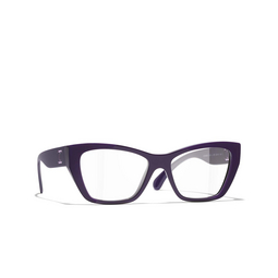 CHANEL cateye Eyeglasses 1758 purple