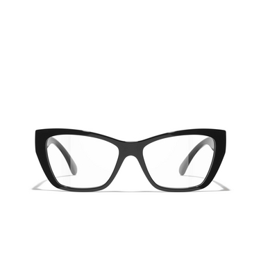 Gafas para graduar ojo de gato CHANEL C501 black - Vista delantera