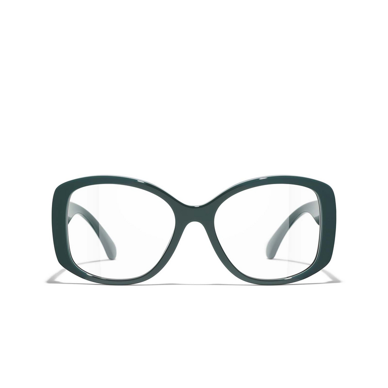 CHANEL butterfly Eyeglasses 1459 green vendome