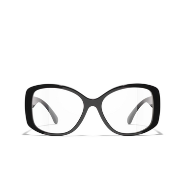 CHANEL butterfly Eyeglasses C501 black - front view