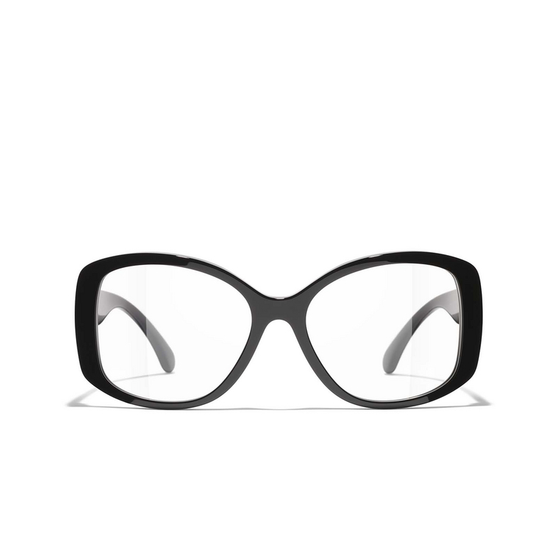 CHANEL butterfly Eyeglasses C501 black