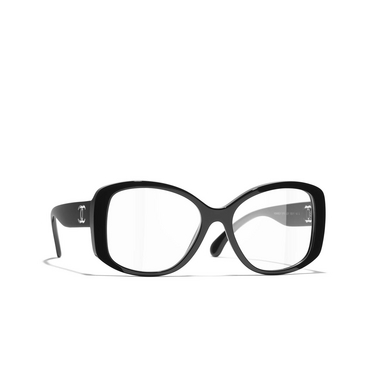 CHANEL butterfly Eyeglasses C501 black