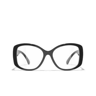 CHANEL butterfly Eyeglasses C535 black - front view