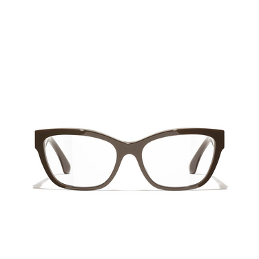 Gafas para graduar ojo de gato CHANEL 1460 dark taupe - Vista delantera